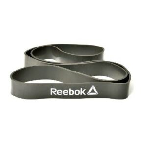 Резиновый эспандер для кросфита Reebok RSTB-10081 серый, 2 уровень сопротивления