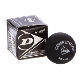 Мяч для сквоша DUNLOP REV COMP XT SINGLE DOT 700112 1шт черный