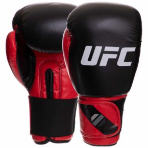 Перчатки боксерские UFC PRO Compact UHK-69998 S-M красный-черный