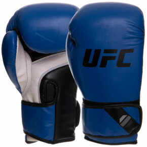 Перчатки боксерские UFC PRO Fitness UHK-75114 18 унций синий