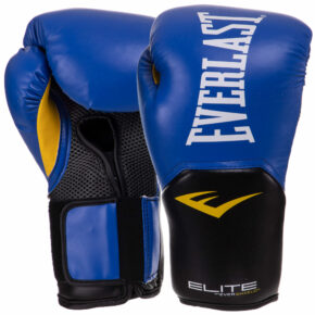 Перчатки боксерские EVERLAST PRO STYLE ELITE PP00001242 12 унций синий-черный