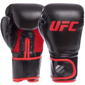 Перчатки боксерские UFC Myau Thai Style UHK-69680 14 унций черный