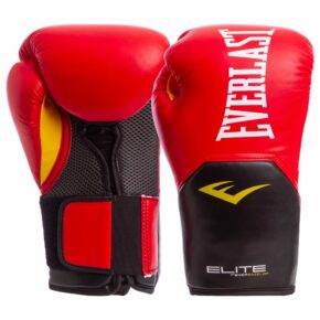 Перчатки боксерские EVERLAST PRO STYLE ELITE P00001198 14 унций красный-черный