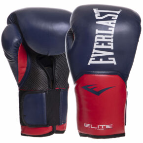 Перчатки боксерские EVERLAST PRO STYLE ELITE P00001203 14 унций темно-синий-красный