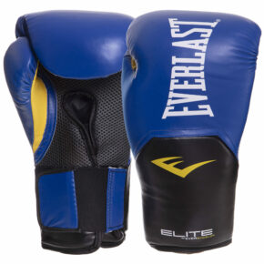 Перчатки боксерские EVERLAST PRO STYLE ELITE P00001206 16 унций синий-черный