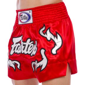 Шорты для тайского бокса и кикбоксинга FAIRTEX BS0665 S-2XL красный