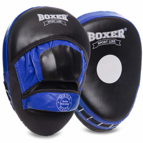 Лапа Изогнутая для бокса и единоборств BOXER 2012-01 элит 23х19х4,5см 2шт цвета в ассортименте